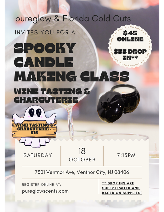 Spooky Candle Making Class - 18 Oct 2025